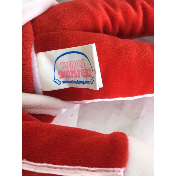 Well Made Toy Teenees Sportsters Stuffed Plush Rag Doll Yellow Blonde Yarn Hair - Picture 8 of 10